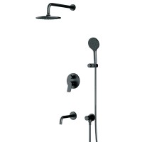 Душевой комплект AM.PM X-Joy FB85A3RH32 С ВНУТРЕННЕЙ ЧАСТЬЮ, черный