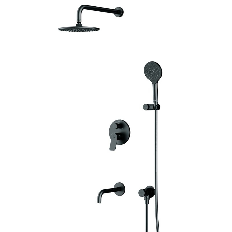 Душевой комплект AM.PM X-Joy FB85A3RH32 С ВНУТРЕННЕЙ ЧАСТЬЮ, черный