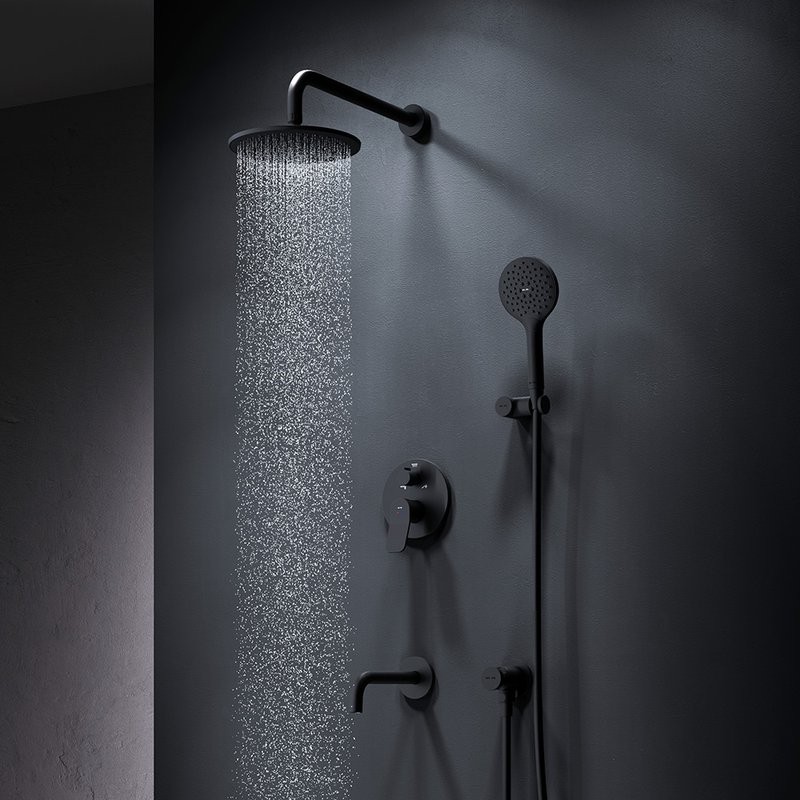 Душевой комплект AM.PM X-Joy FB85A3RH32 С ВНУТРЕННЕЙ ЧАСТЬЮ, черный