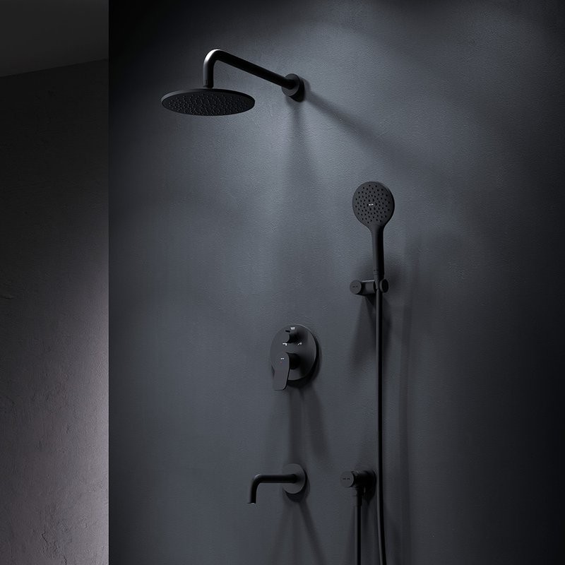 Душевой комплект AM.PM X-Joy FB85A3RH32 С ВНУТРЕННЕЙ ЧАСТЬЮ, черный