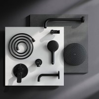 Душевой комплект AM.PM X-Joy FB85A3RH32 С ВНУТРЕННЕЙ ЧАСТЬЮ, черный