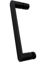 Душевой уголок Abber Sonnenstrand AG04100B-S100B 100x100, профиль черный, стекло прозрачное