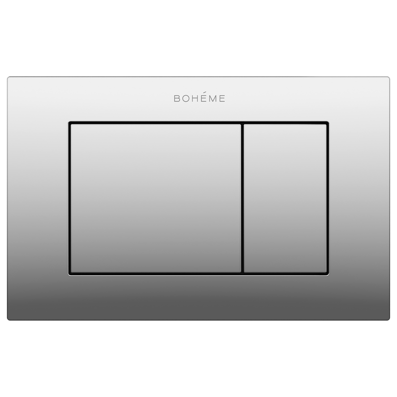 Кнопка смыва для унитаза Boheme 650/2-CR нержавеющая сталь, цвет хром