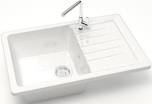 Мойка кухонная Marrbaxx Энди Z016Q001 белый лед