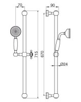 Душевой гарнитур Cezares Olimp Olimp SD 03/24 Душевой гарнитур Cezares Olimp Olimp SD 03/24