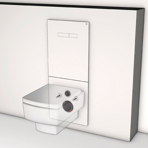 Система инсталляции для унитазов TECE Lux TECElux 9600400 с системой удаления запахов