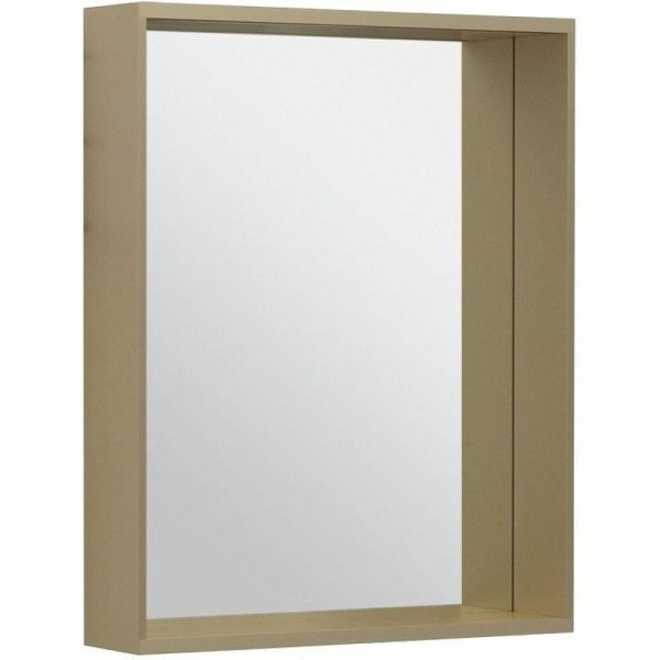 Зеркало Allen Brau Reality 60 с подсветкой, латунь браш