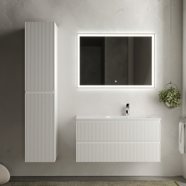 Мебель для ванной комнаты Sancos Snob R 100 см, R, bianco