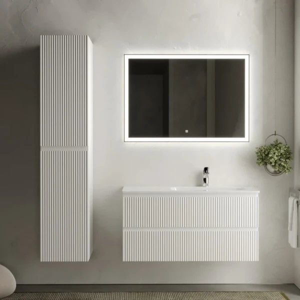 Мебель для ванной комнаты Sancos Snob R 100 см, R, bianco