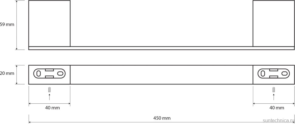 Полотенцедержатель Bemeta Via 135004022