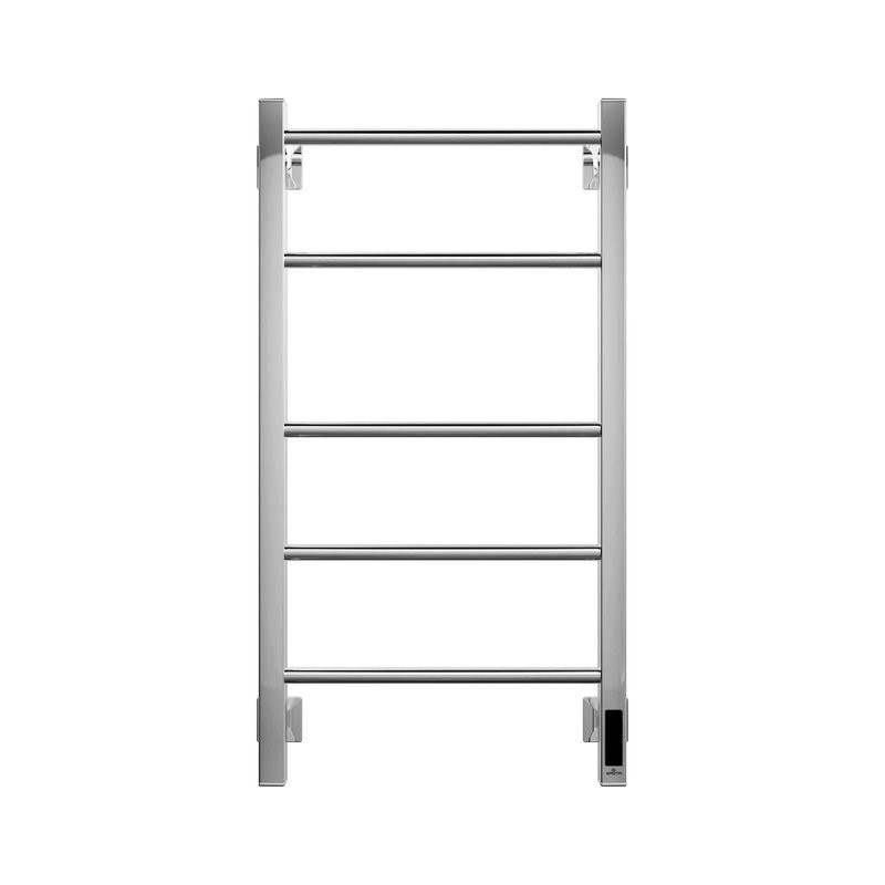 Полотенцесушитель электрический Grota Costa 430х800 NP EL 80x45 см, подключение справа, слева, скрытое подключение справа, глянцевый хром, лесенка
