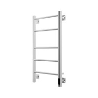 Полотенцесушитель электрический Grota Costa 430х800 NP EL 80x45 см, подключение справа, слева, скрытое подключение справа, глянцевый хром, лесенка