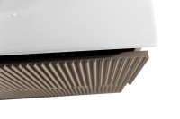 Тумба с раковиной BelBagno Uno 90 подвесная, 2 ящика, матовая бежевая