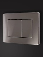 Кнопка смыва для унитаза CHARUS Robusto FP.310.BSS.05 нержавеющая сталь, цвет сталь