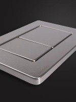 Кнопка смыва для унитаза CHARUS Robusto FP.310.BSS.05 нержавеющая сталь, цвет сталь