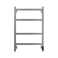 Полотенцесушитель электрический Grota Nosto 530х800 NM EL 80x55 см, подключение справа, слева, скрытое подключение справа, матовый хром, лесенка