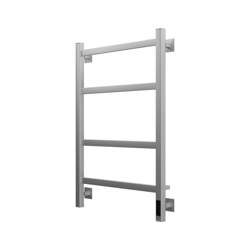 Полотенцесушитель электрический Grota Nosto 530х800 NM EL 80x55 см, подключение справа, слева, скрытое подключение справа, матовый хром, лесенка