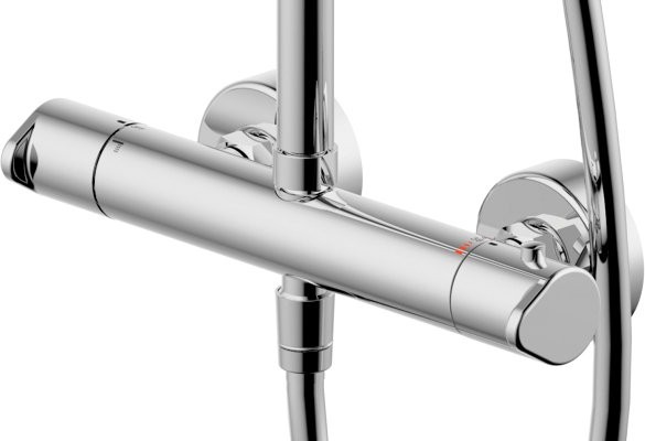 Душевая стойка Bravat Waterfall SS F939114C-A5-RUS хром