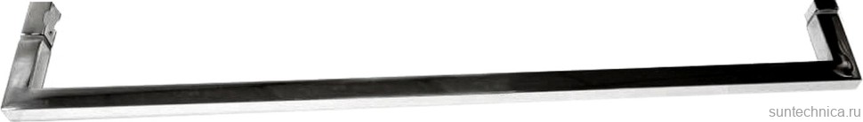 Душевой уголок Abber Schwarzer Diamant AG30100H-S70-S70 100x70, профиль хром, стекло прозрачное