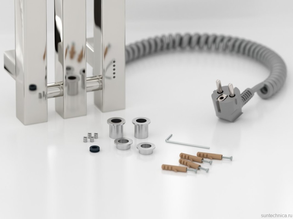 Полотенцесушитель электрический Сунержа Вердикт 4.0 00-0851-1210 120x15 см, подключение справа, скрытое подключение справа, без покрытия, I-образный