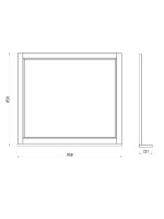 Мебель для ванной комнаты ASB-Woodline Толедо 105 белая, патина серебро