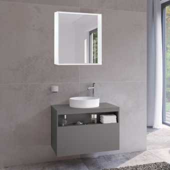 Мебель для ванной Keuco Stageline 32865 80 см, инокс матовый