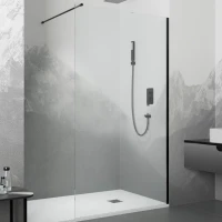 Душевая перегородка RGW Walk In WA-010-B 110x200, стекло прозрачное