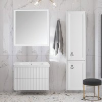 Мебель для ванной комнаты ASB-Woodline Риола 80 слоновая кость