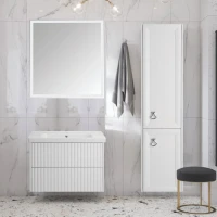 Мебель для ванной комнаты ASB-Woodline Риола 80 слоновая кость Мебель для ванной комнаты ASB-Woodline Риола 80 слоновая кость