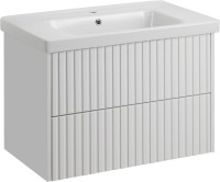 Мебель для ванной комнаты ASB-Woodline Риола 80 слоновая кость