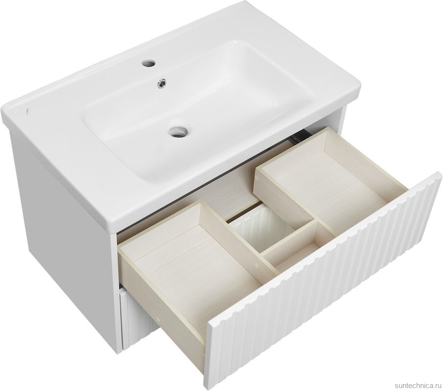 Мебель для ванной комнаты ASB-Woodline Риола 80 слоновая кость