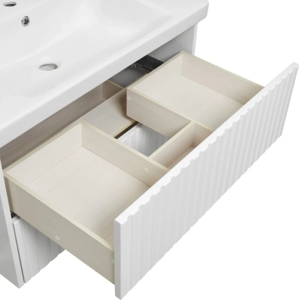 Мебель для ванной комнаты ASB-Woodline Риола 80 слоновая кость