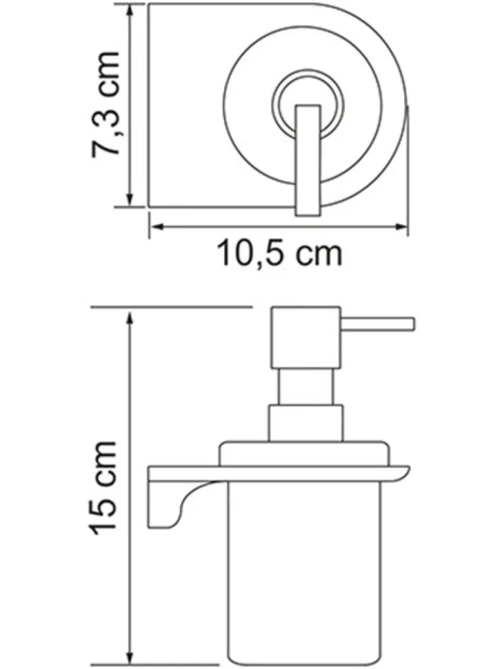 Дозатор Wasserkraft Kammel K-8399WHITE