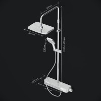 Душевая стойка AM.PM Func F078F700 хром Душевая стойка AM.PM Func F078F700 хром