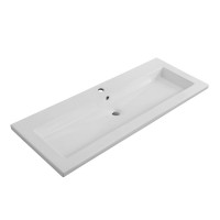 Тумба с раковиной Cezares Plane 120 bianco lucido, раковина Cezares CZR-8070-120