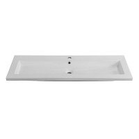 Тумба с раковиной Cezares Plane 120 bianco lucido, раковина Cezares CZR-8070-120