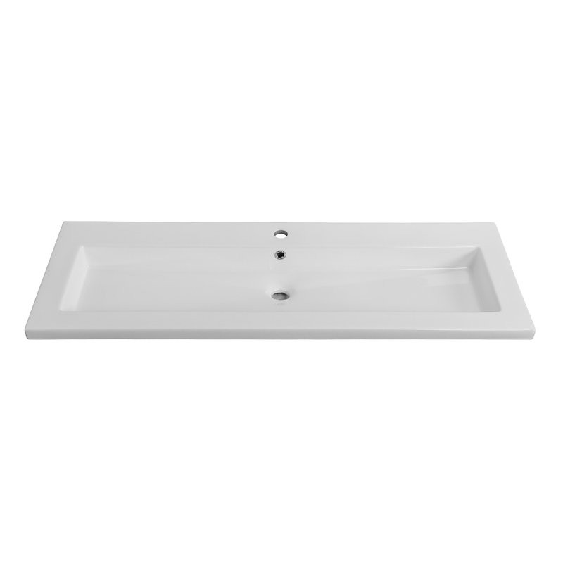 Тумба с раковиной Cezares Plane 120 bianco lucido, раковина Cezares CZR-8070-120