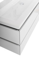 Тумба с раковиной Cezares Plane 120 bianco lucido, раковина Cezares CZR-8070-120