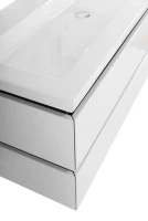 Тумба с раковиной Cezares Plane 120 bianco lucido, раковина Cezares CZR-8070-120