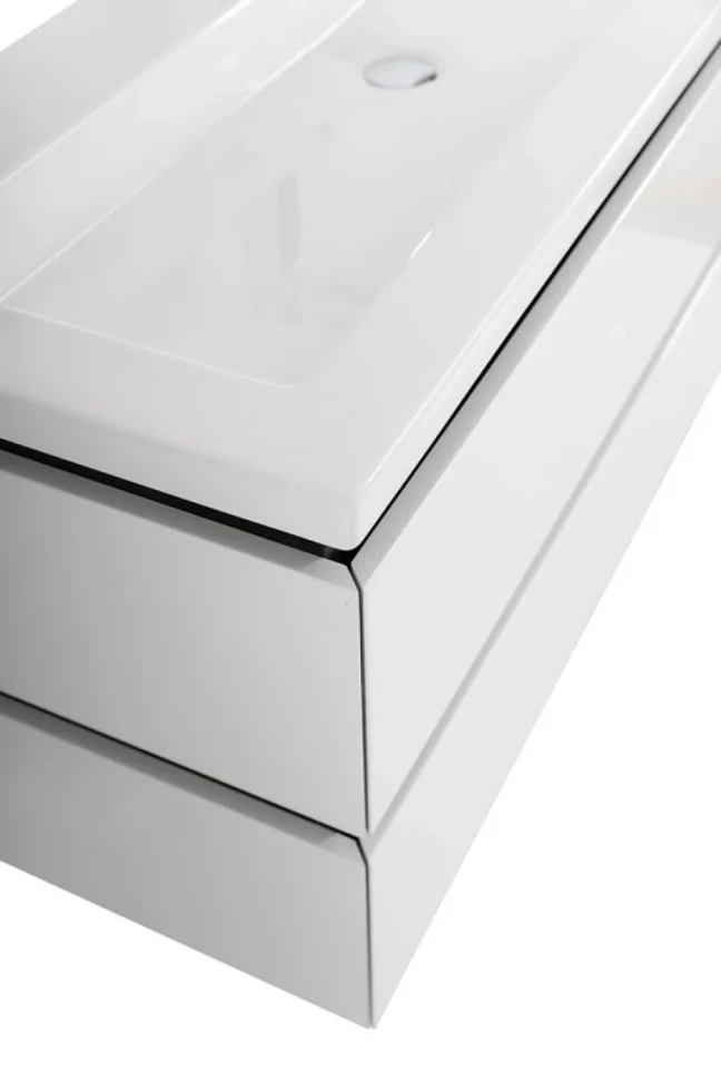 Тумба с раковиной Cezares Plane 120 bianco lucido, раковина Cezares CZR-8070-120