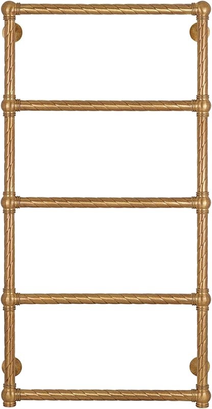 Полотенцесушитель водяной Secado Фалерони 1 Trenza 100x55 см, бронза, лесенка, латунь