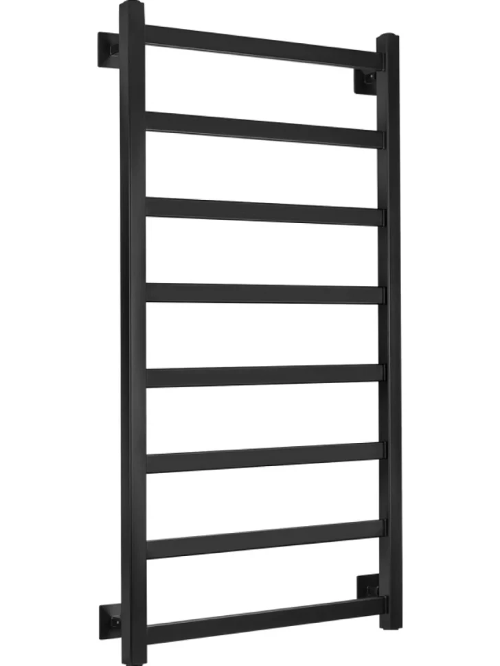 Полотенцесушитель электрический Secado Корсико 4603777441975 105x55 см, подключение справа, матовый черный, лесенка