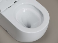 Унитаз-компакт напольный Ceramicanova Mia Торнадо CN1801T с сиденьем микролифт, безободковый