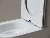 Унитаз-компакт напольный Ceramicanova Mia Торнадо CN1801T с сиденьем микролифт, безободковый