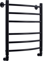 Полотенцесушитель водяной Comfysan Noumi W-6 60х50 60x55 см, черный матовый, лесенка