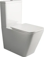 Унитаз-компакт напольный Ceramicanova Cubic CN1803 с микролифтом, безободковый