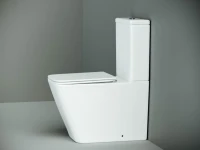 Унитаз-компакт напольный Ceramicanova Cubic CN1803 с микролифтом, безободковый