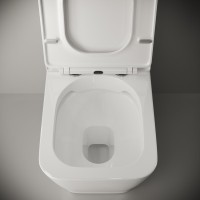 Унитаз-компакт напольный Ceramicanova Cubic CN1803 с микролифтом, безободковый