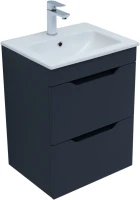 Мебель для ванной комнаты Aquanet Практика 50 2 ящика, маренго