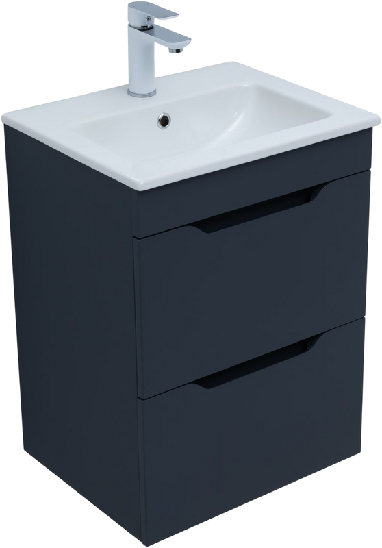 Мебель для ванной комнаты Aquanet Практика 50 2 ящика, маренго